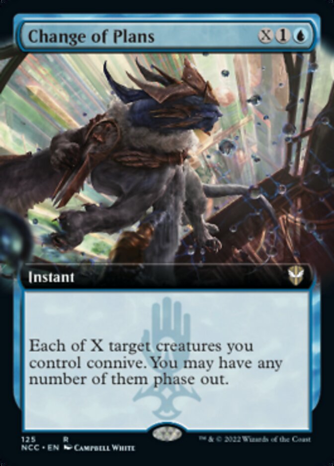 Change of Plans (Extended Art) [Streets of New Capenna Commander] | Jomio and Rueliete's Cards and Comics