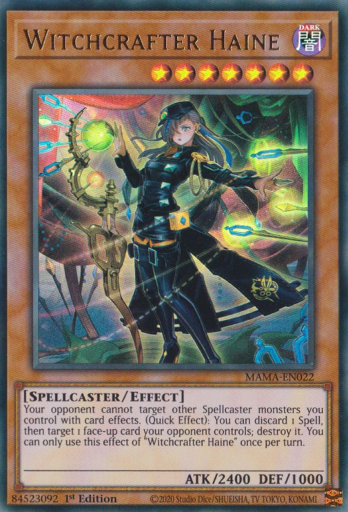 Witchcrafter Haine [MAMA-EN022] Ultra Rare | Jomio and Rueliete's Cards and Comics
