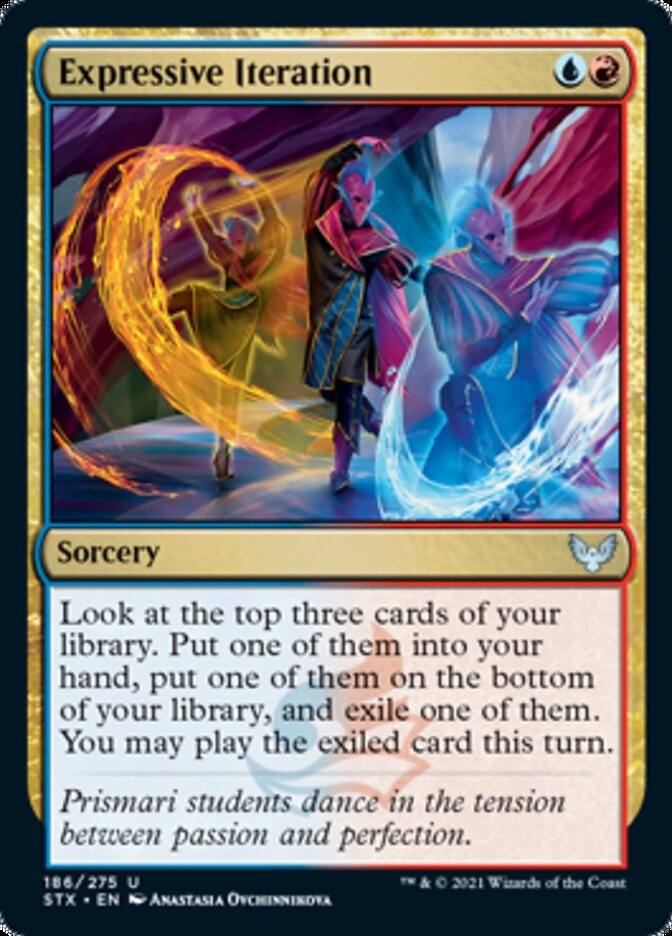 Expressive Iteration [Strixhaven: School of Mages] | Jomio and Rueliete's Cards and Comics