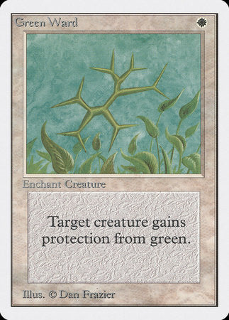 Green Ward [Unlimited Edition] | Jomio and Rueliete's Cards and Comics
