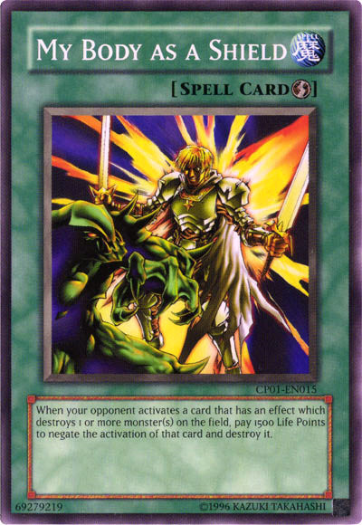 My Body as a Shield [CP01-EN015] Common | Jomio and Rueliete's Cards and Comics