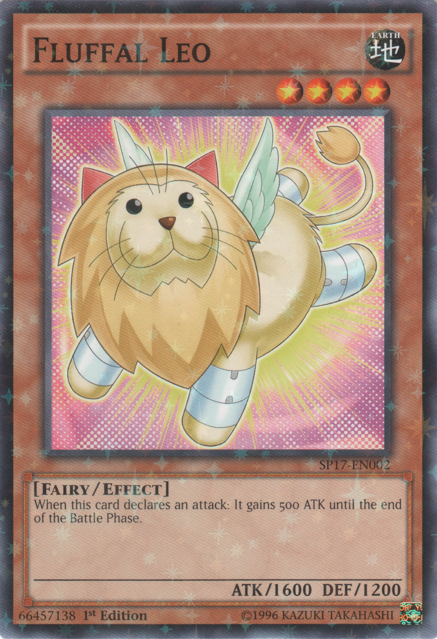 Fluffal Leo (Starfoil) [SP17-EN002] Starfoil Rare | Jomio and Rueliete's Cards and Comics