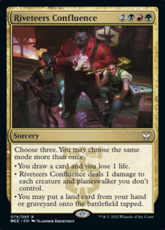 Riveteers Confluence [Streets of New Capenna Commander] | Jomio and Rueliete's Cards and Comics