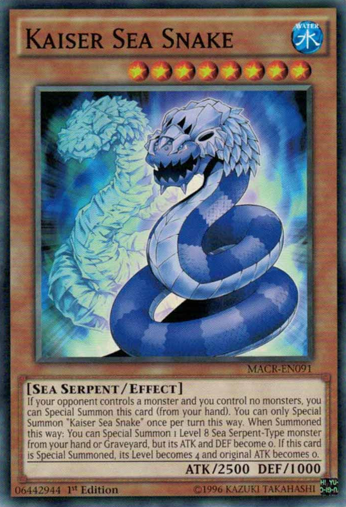 Kaiser Sea Snake [MACR-EN091] Common | Jomio and Rueliete's Cards and Comics