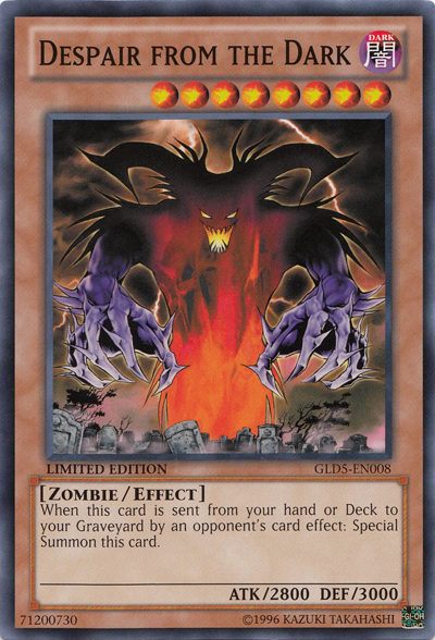 Despair from the Dark [GLD5-EN008] Common | Jomio and Rueliete's Cards and Comics