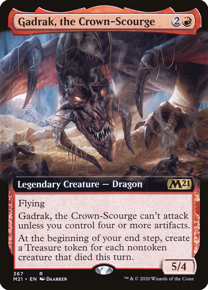 Gadrak, the Crown-Scourge (Extended Art) [Core Set 2021] | Jomio and Rueliete's Cards and Comics