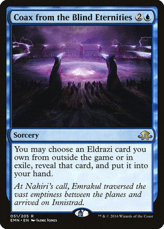 Coax from the Blind Eternities [Eldritch Moon] | Jomio and Rueliete's Cards and Comics