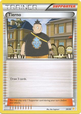 Tierno (20/30) [XY: Trainer Kit 3 - Pikachu Libre] | Jomio and Rueliete's Cards and Comics