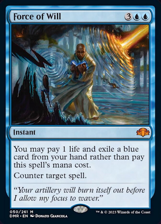 Force of Will [Dominaria Remastered] | Jomio and Rueliete's Cards and Comics