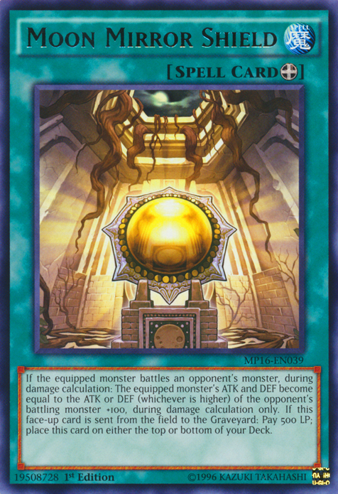 Moon Mirror Shield [MP16-EN039] Rare | Jomio and Rueliete's Cards and Comics