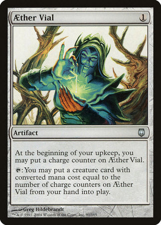 Aether Vial [Darksteel] | Jomio and Rueliete's Cards and Comics