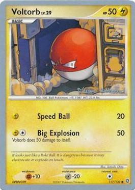 Voltorb LV.29 (117/132) (Intimidation - Tristan Robinson) [World Championships 2008] | Jomio and Rueliete's Cards and Comics