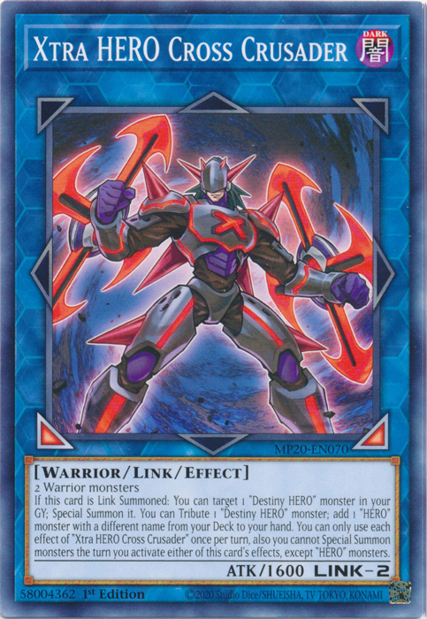 Xtra HERO Cross Crusader [MP20-EN070] Common | Jomio and Rueliete's Cards and Comics