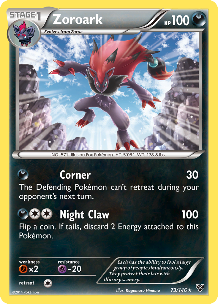 Zoroark (73/146) [XY: Base Set] | Jomio and Rueliete's Cards and Comics