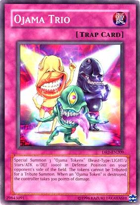 Ojama Trio [DR1-EN209] Common | Jomio and Rueliete's Cards and Comics