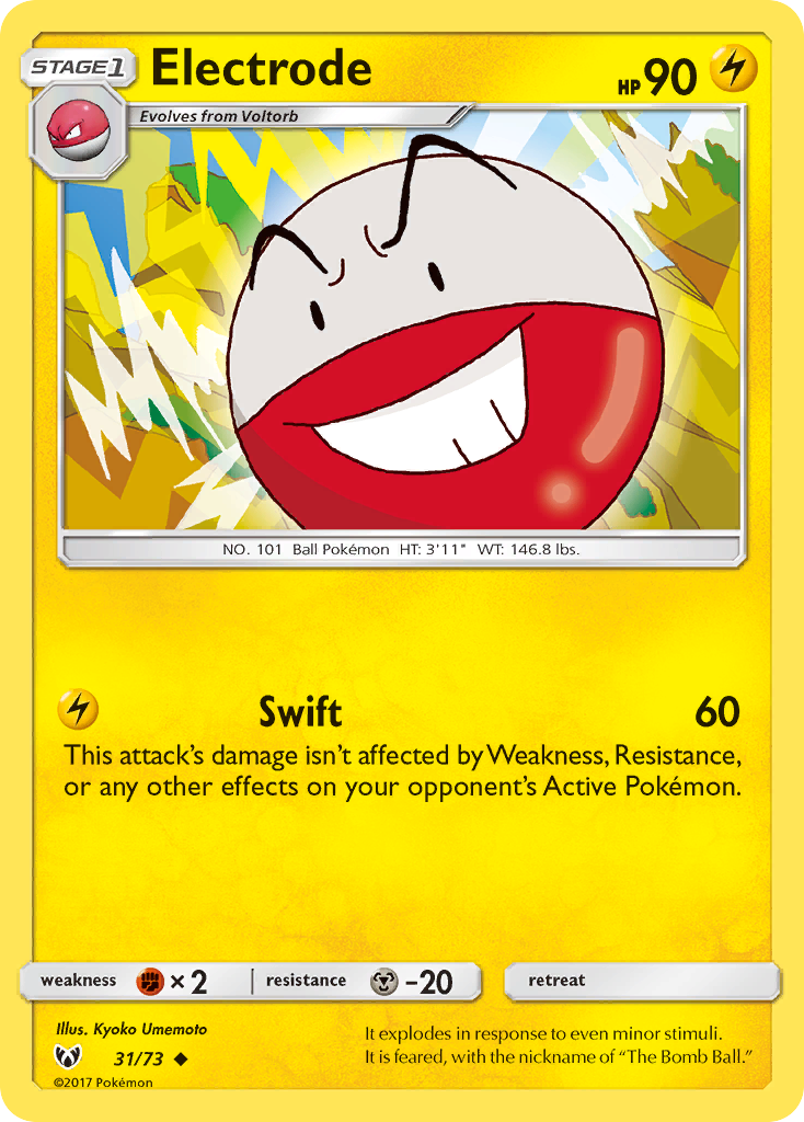 Electrode (31/73) [Sun & Moon: Shining Legends] | Jomio and Rueliete's Cards and Comics