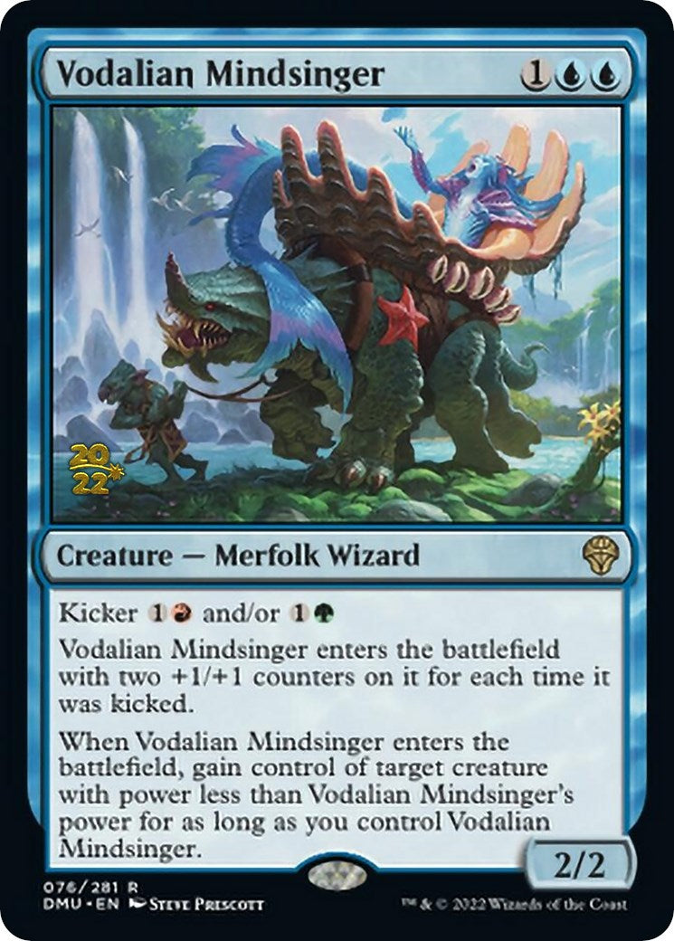 Vodalian Mindsinger [Dominaria United Prerelease Promos] | Jomio and Rueliete's Cards and Comics