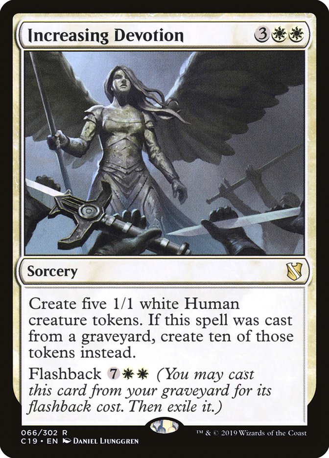 Increasing Devotion [Commander 2019] | Jomio and Rueliete's Cards and Comics