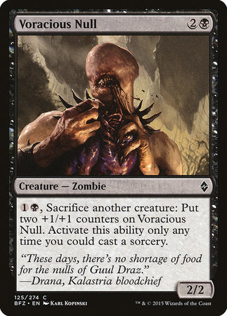 Voracious Null [Battle for Zendikar] | Jomio and Rueliete's Cards and Comics