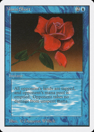 Mana Short [Unlimited Edition] | Jomio and Rueliete's Cards and Comics