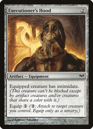 Executioner's Hood [Dark Ascension] | Jomio and Rueliete's Cards and Comics