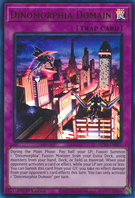 Dinomorphia Domain [MP23-EN037] Ultra Rare | Jomio and Rueliete's Cards and Comics