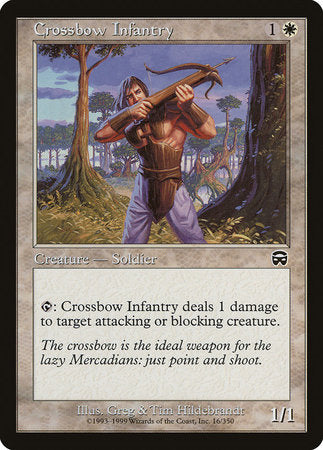 Crossbow Infantry [Mercadian Masques] | Jomio and Rueliete's Cards and Comics