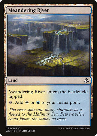 Meandering River [Amonkhet] | Jomio and Rueliete's Cards and Comics