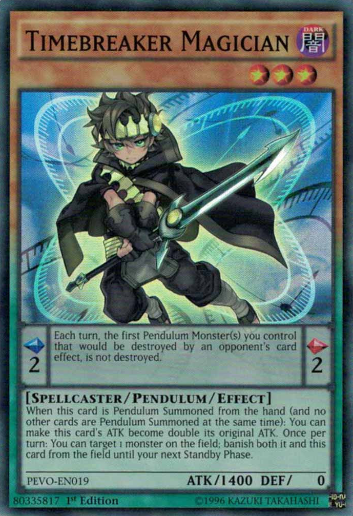 Timebreaker Magician [PEVO-EN019] Super Rare | Jomio and Rueliete's Cards and Comics