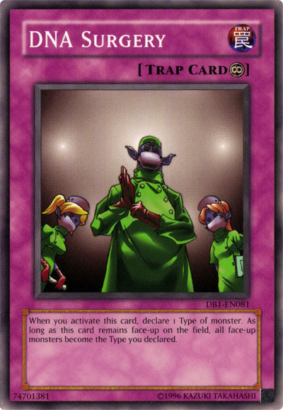 DNA Surgery [DB1-EN081] Common | Jomio and Rueliete's Cards and Comics