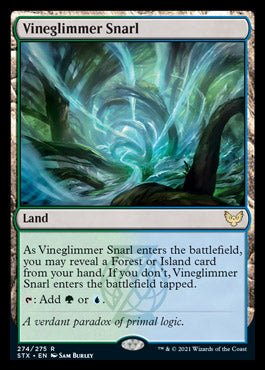 Vineglimmer Snarl [Strixhaven: School of Mages] | Jomio and Rueliete's Cards and Comics