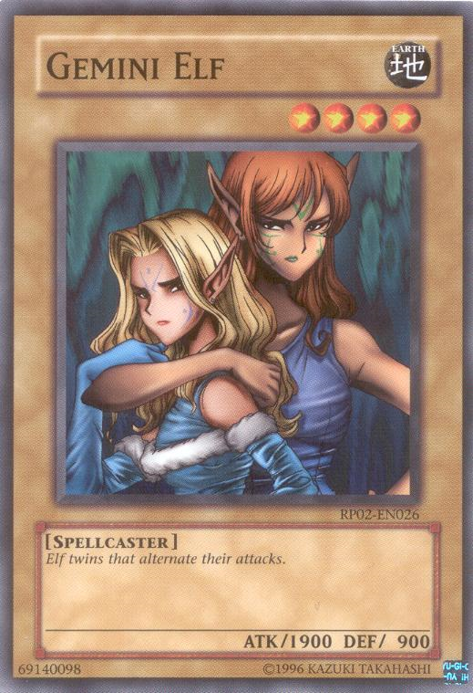 Gemini Elf [RP02-EN026] Common | Jomio and Rueliete's Cards and Comics