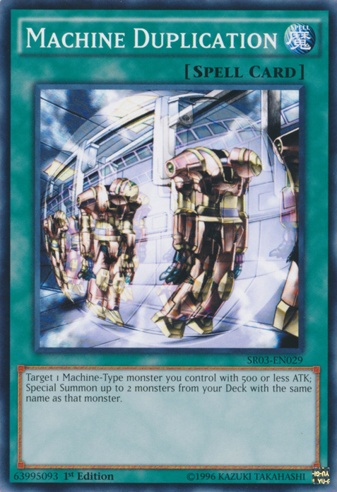 Machine Duplication [SR03-EN029] Common | Jomio and Rueliete's Cards and Comics