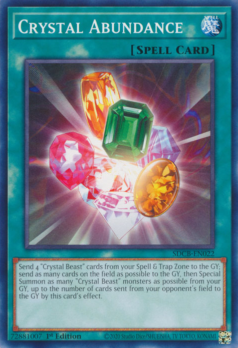 Crystal Abundance [SDCB-EN022] Common | Jomio and Rueliete's Cards and Comics