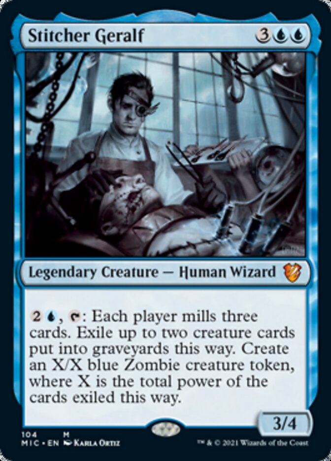 Stitcher Geralf [Innistrad: Midnight Hunt Commander] | Jomio and Rueliete's Cards and Comics
