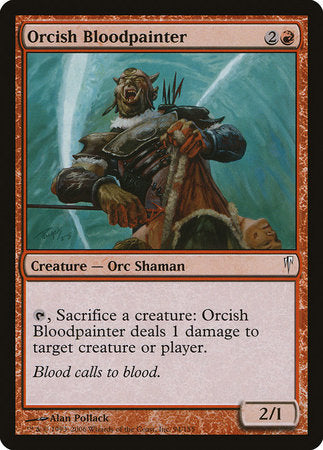 Orcish Bloodpainter [Coldsnap] | Jomio and Rueliete's Cards and Comics