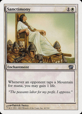 Sanctimony [Eighth Edition] | Jomio and Rueliete's Cards and Comics