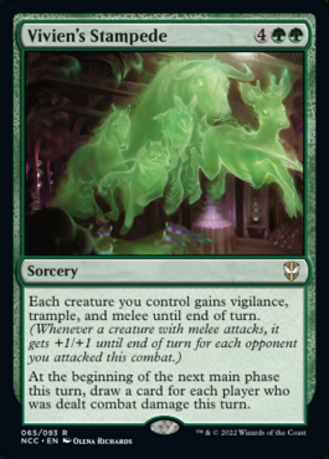 Vivien's Stampede [Streets of New Capenna Commander] | Jomio and Rueliete's Cards and Comics