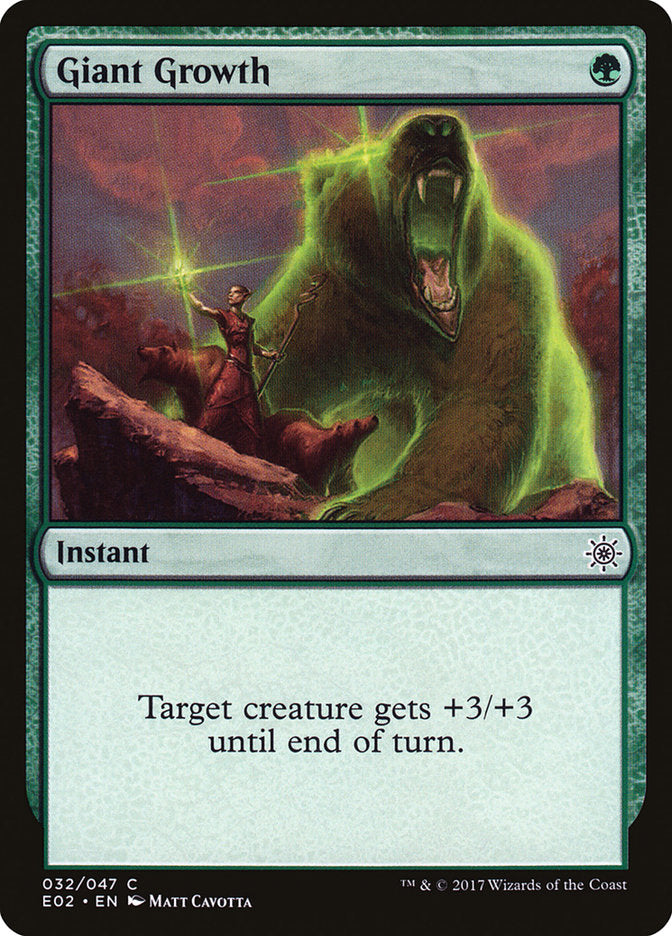 Giant Growth [Explorers of Ixalan] | Jomio and Rueliete's Cards and Comics