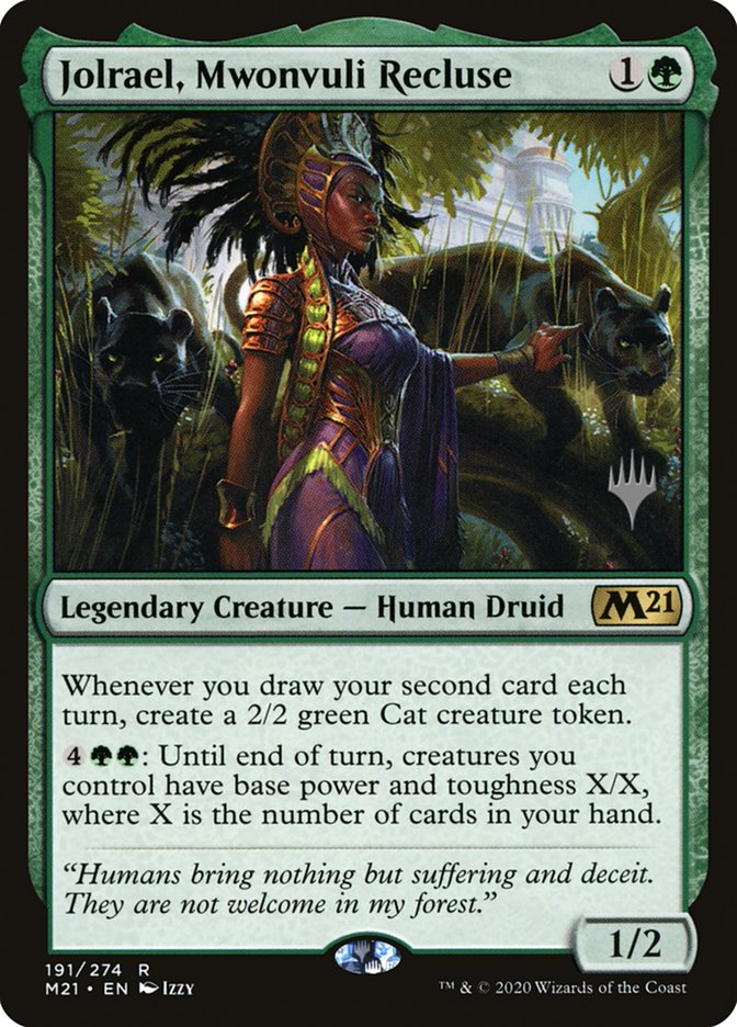 Jolrael, Mwonvuli Recluse (Promo Pack) [Core Set 2021 Promos] | Jomio and Rueliete's Cards and Comics