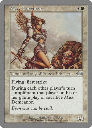Miss Demeanor [Unglued] | Jomio and Rueliete's Cards and Comics