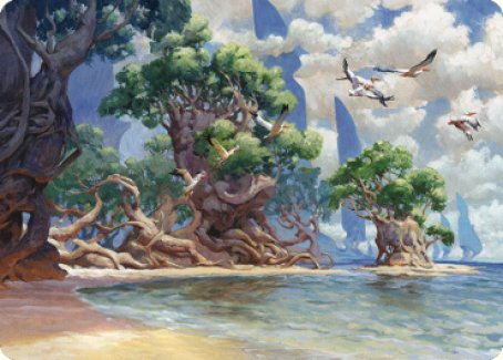 Yavimaya Coast Art Card [Dominaria United Art Series] | Jomio and Rueliete's Cards and Comics