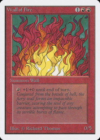 Wall of Fire [Unlimited Edition] | Jomio and Rueliete's Cards and Comics