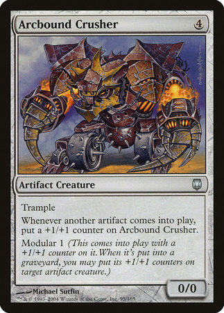 Arcbound Crusher [Darksteel] | Jomio and Rueliete's Cards and Comics