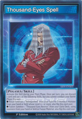 Thousand-Eyes Spell [SS04-ENS03] Common | Jomio and Rueliete's Cards and Comics