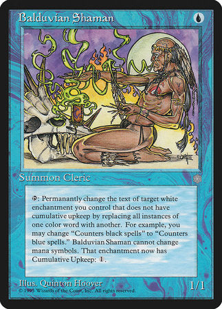 Balduvian Shaman [Ice Age] | Jomio and Rueliete's Cards and Comics