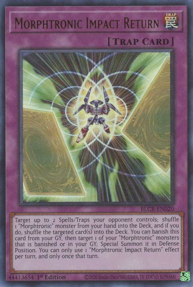 Morphtronic Impact Return [BLCR-EN020] Ultra Rare | Jomio and Rueliete's Cards and Comics