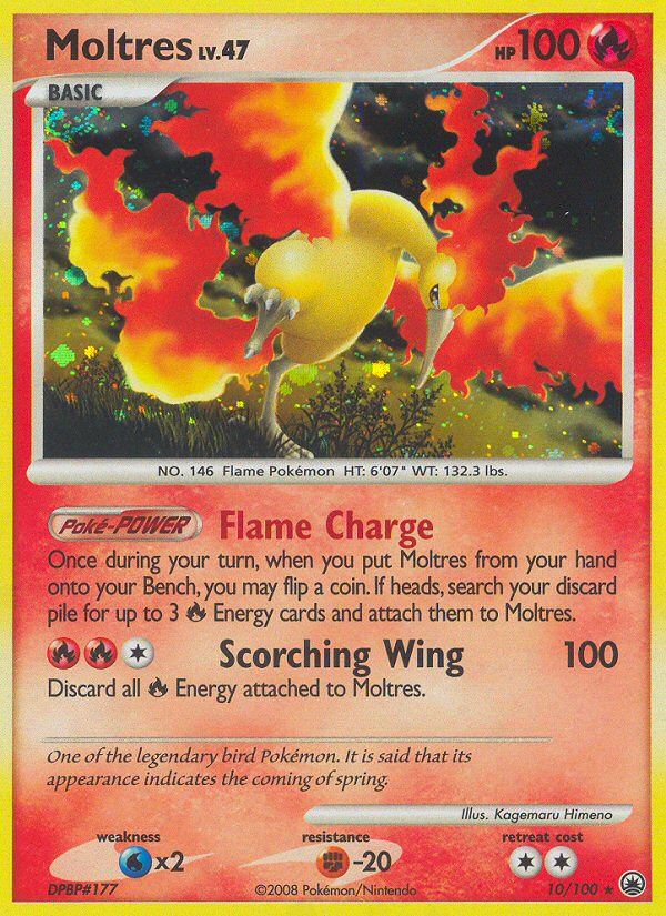 Moltres (10/100) [Diamond & Pearl: Majestic Dawn] | Jomio and Rueliete's Cards and Comics