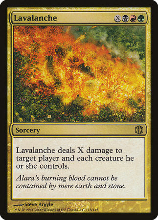 Lavalanche [Alara Reborn] | Jomio and Rueliete's Cards and Comics