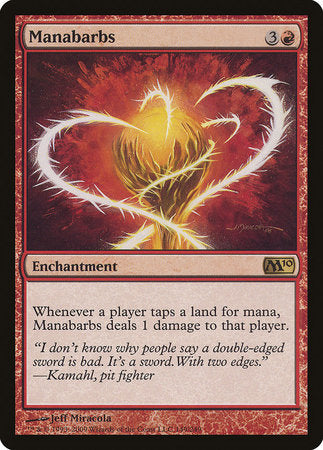 Manabarbs [Magic 2010] | Jomio and Rueliete's Cards and Comics